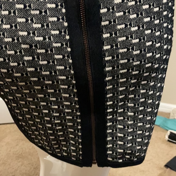 RAG & BONE BLACK AND WHITE PRINT KNIT SWEATER FABRIC MINI SKIRT SM NWOT - Picture 7 of 9
